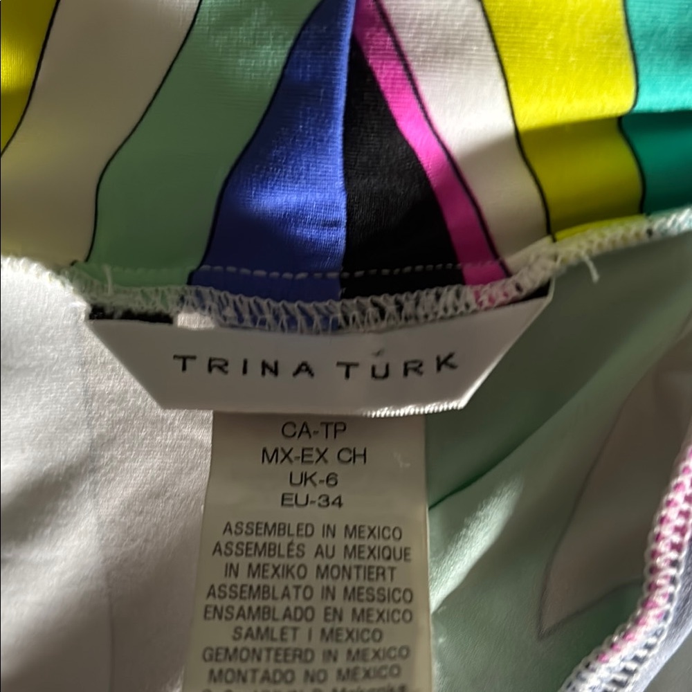Trina Turk St Tropez Multicoloured  Kimona Swim Cover-Up - Picture 4 of 4